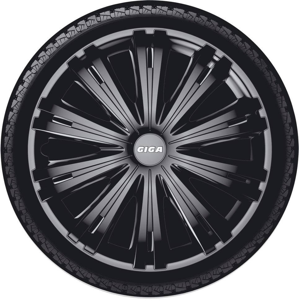 

R15 GIGA BLACK черные Колпаки на колеса Р15