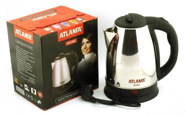 

Электрочайник Чайник электрический Atlanfa AT-H02 2 л 1500W
