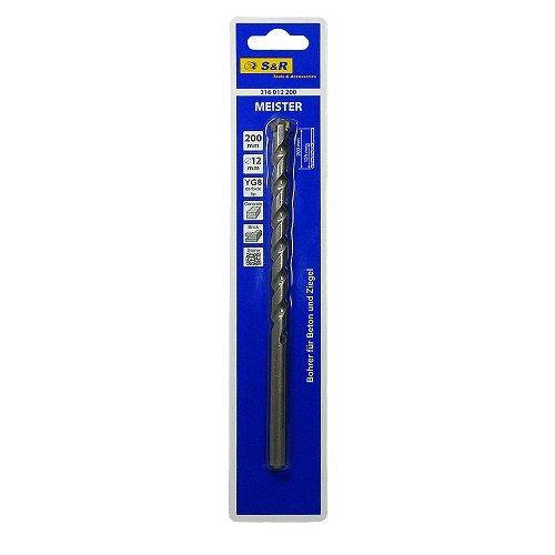 

Сверло по бетону S&R Meister 12x200 мм 216012200