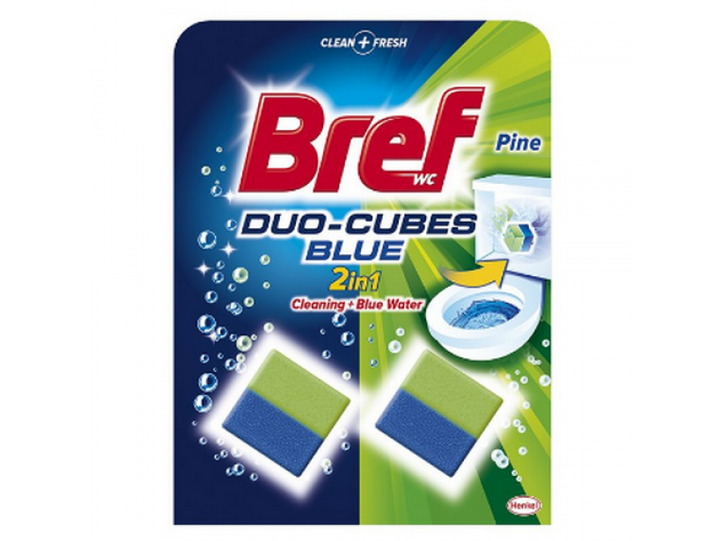 

Освежитель 2*50 г Bref Актив для унитаза (очищающие кубики)