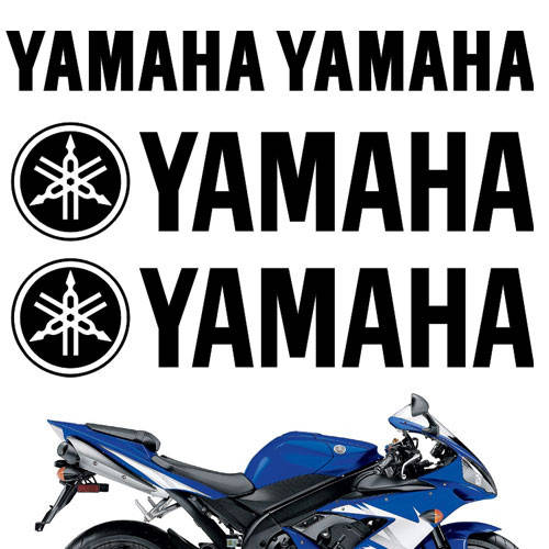 

Виниловая наклейка - Yamaha 16х30 см, Белый