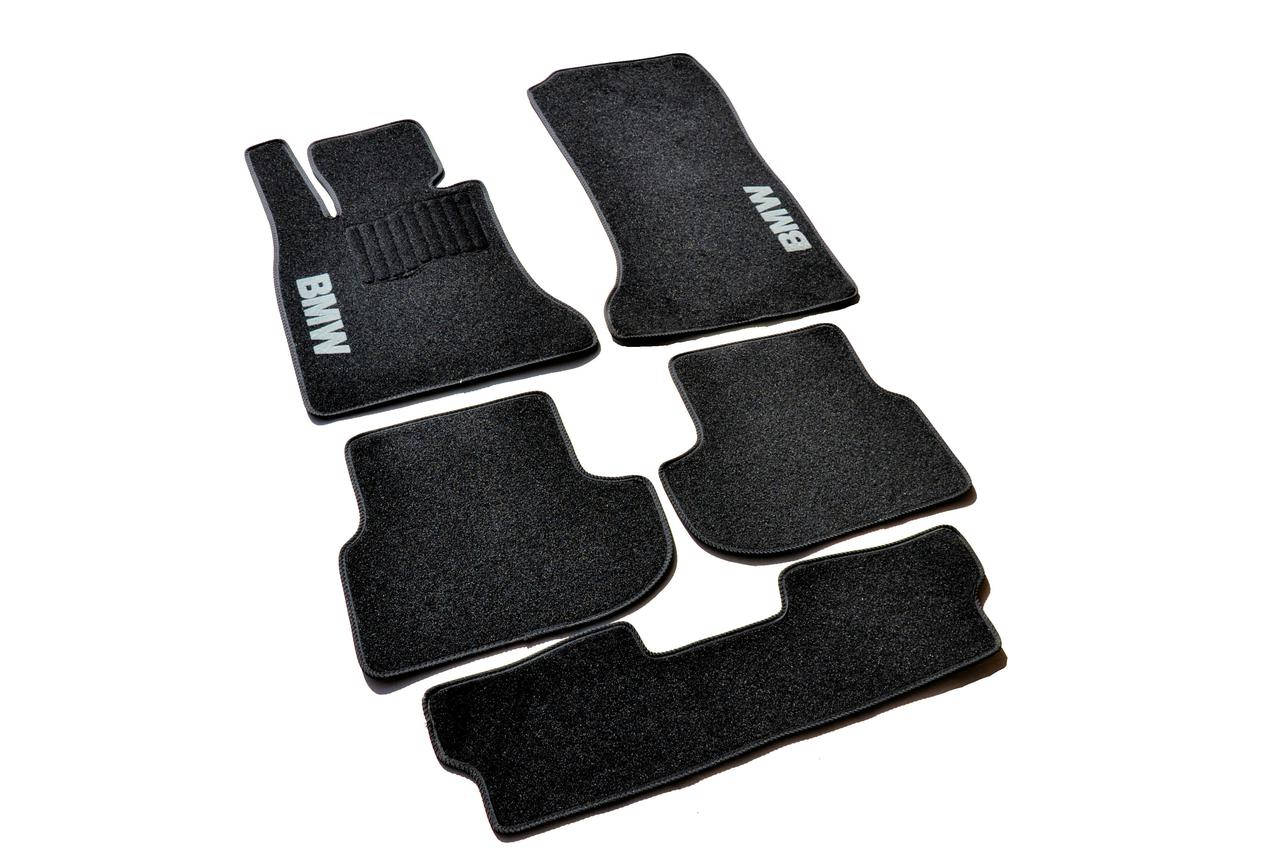 

Коврики в салон ворсовые для БМВ/ BMW 5 (F10,F11) (2010-2013 ) /Чёрные 5шт, Черный