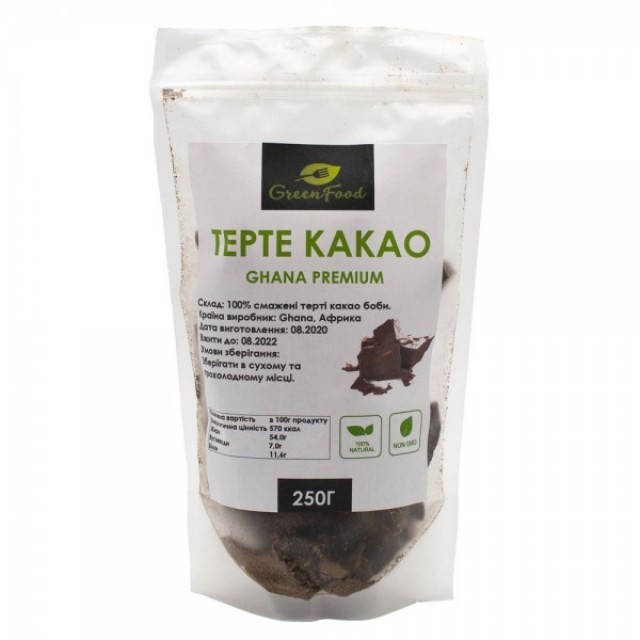 

Какао тертое натуральное Премиум (горький шоколад) 500 г