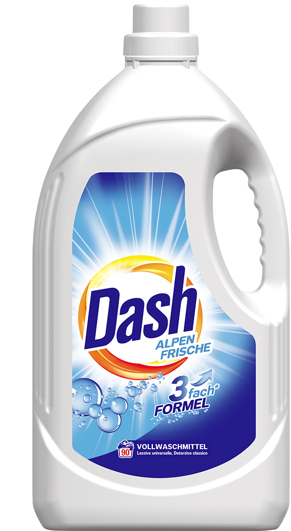 

Гель для стирки универсального белья Dash Alpen Frische 4,9 л 90 стир