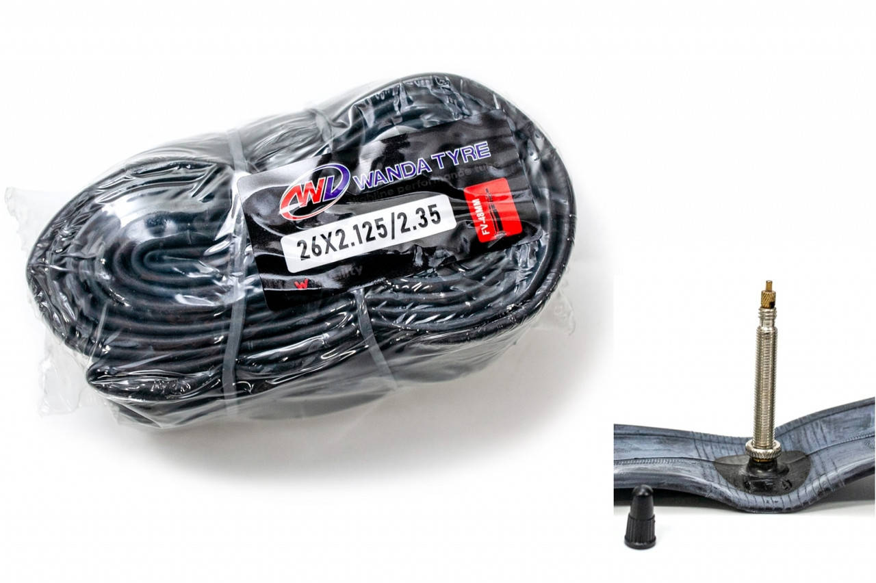 

Велосипедная камера 26x2.125/2.35 FV (Presta) WANDA 48мм