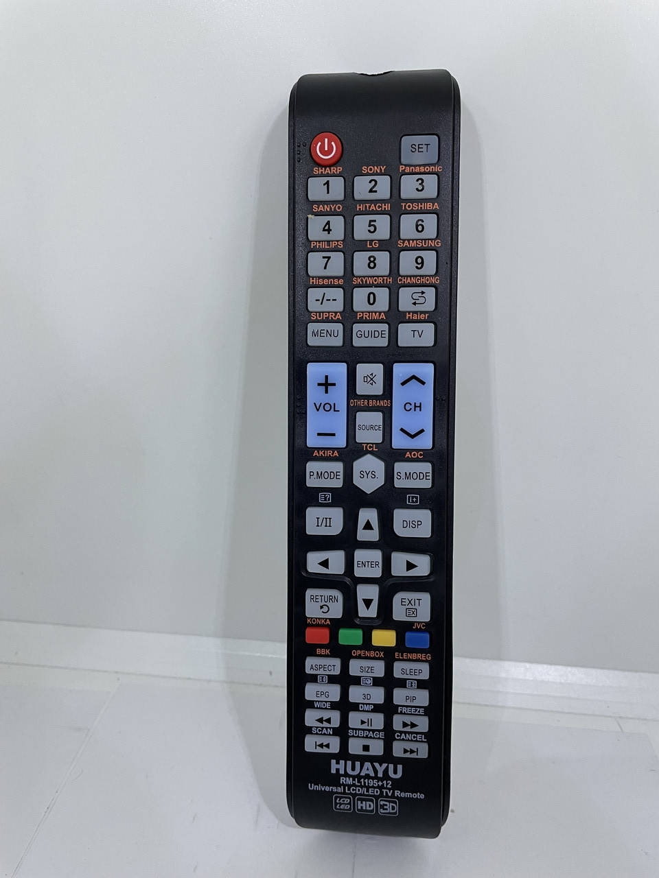 

ПУЛЬТ УНІВЕРСАЛЬНИЙ HUAYU RM-L1195+12 LCD/LED TV, Черный