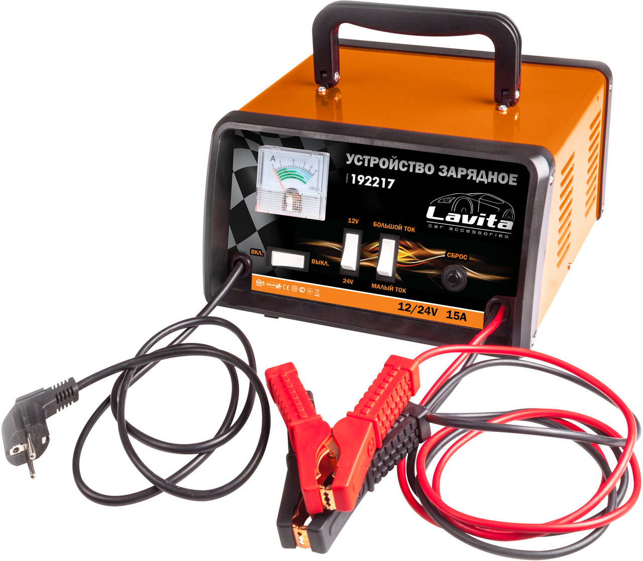 

Зарядное устройство 12V-24V 15A