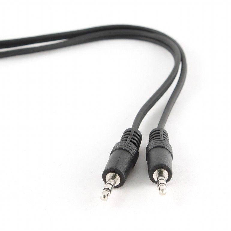 

Аудиокабель Cablexpert AUX mini Jack 3.5mm M-M 1.2 м Black (CCA-404), Черный