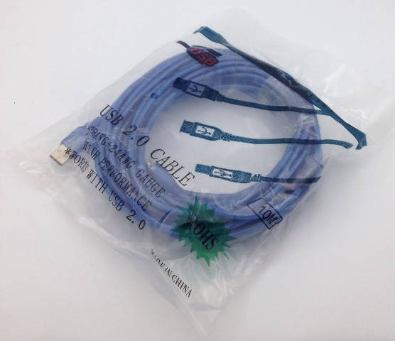 

Кабель USB удлинитель AM/AF 10 метров, Синий