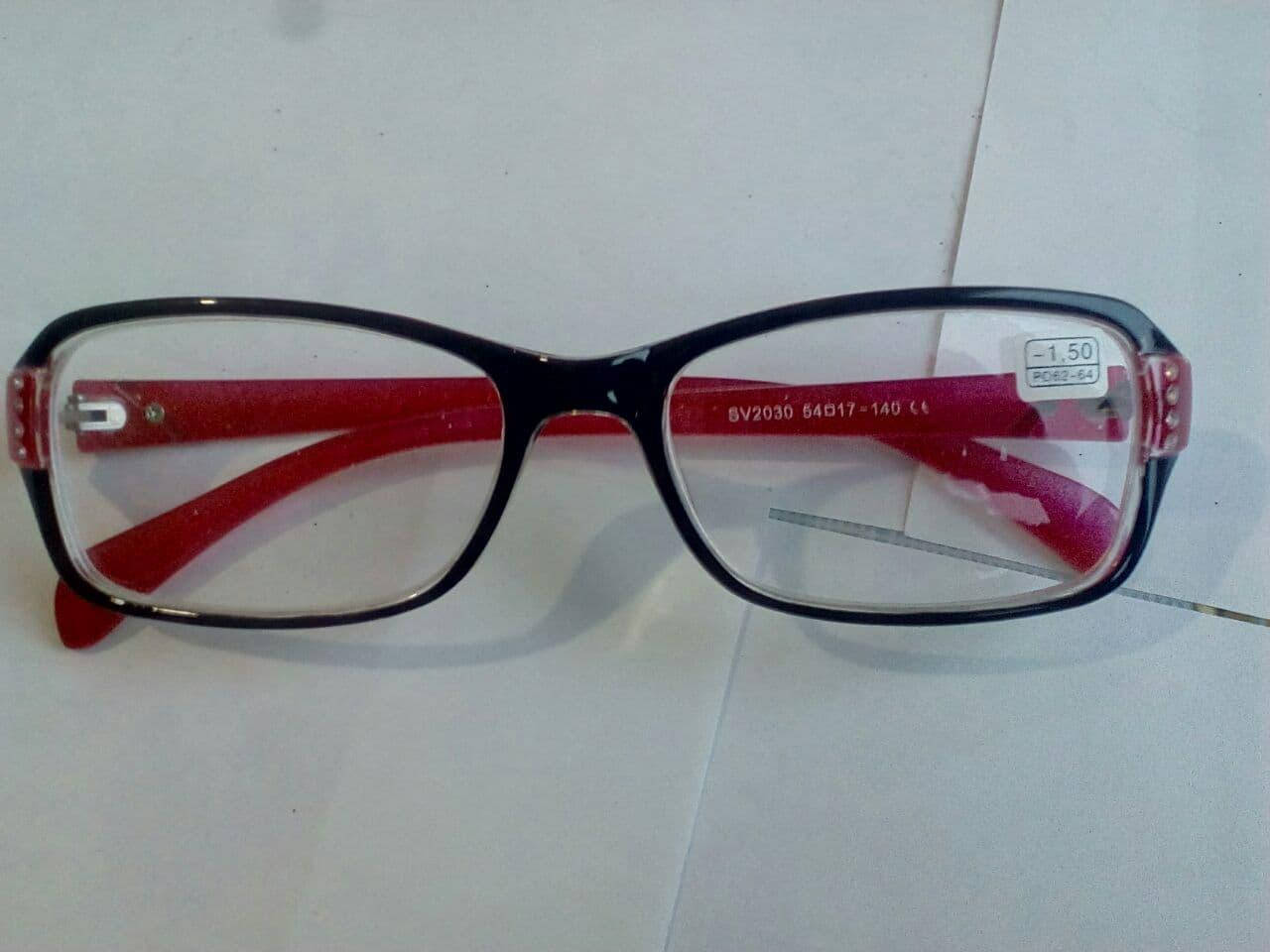 

Удобные женские очки для зрения., Красный