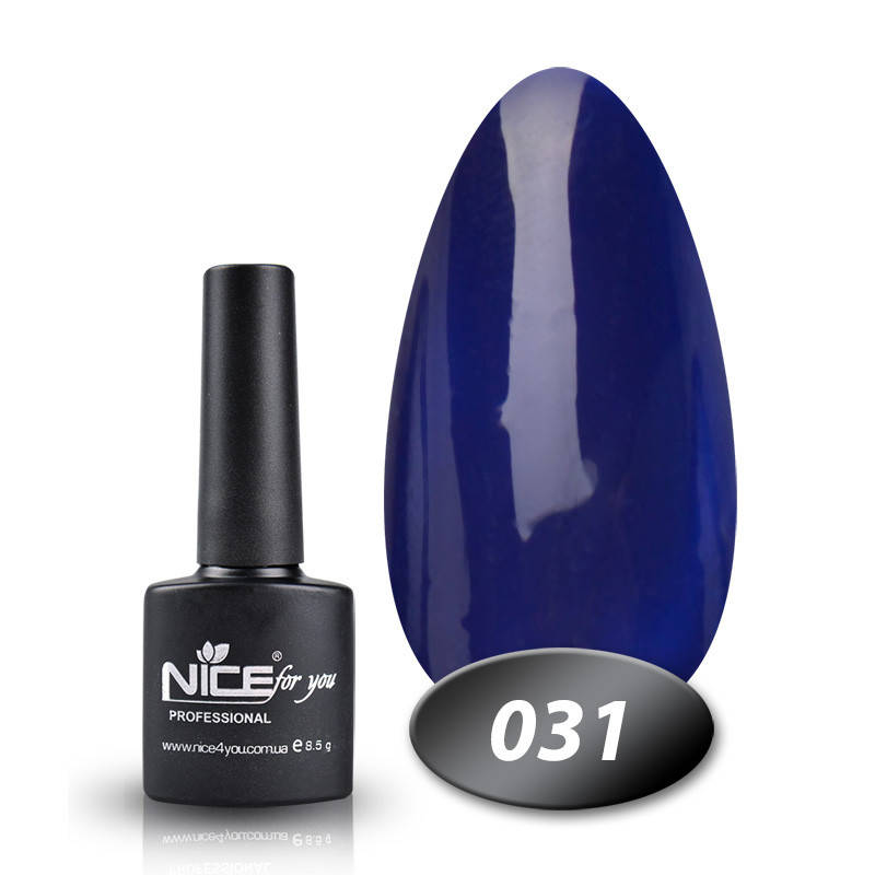

Гель лак Nice for you 031 перламутрово-синий 8,5 мл