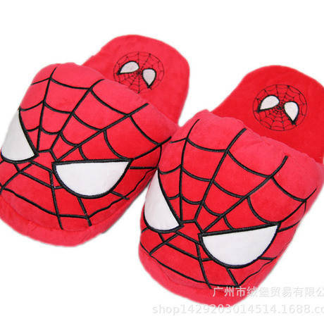 

Тапочки игрушки для кигуруми человек паук "spiderman" тапки для дома домашние (3032)