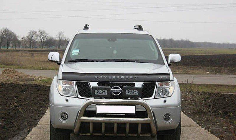 

Дефлектор капота, мухобойка Nissan Pathfinder (R51) 2004-2010 VIP Tuning