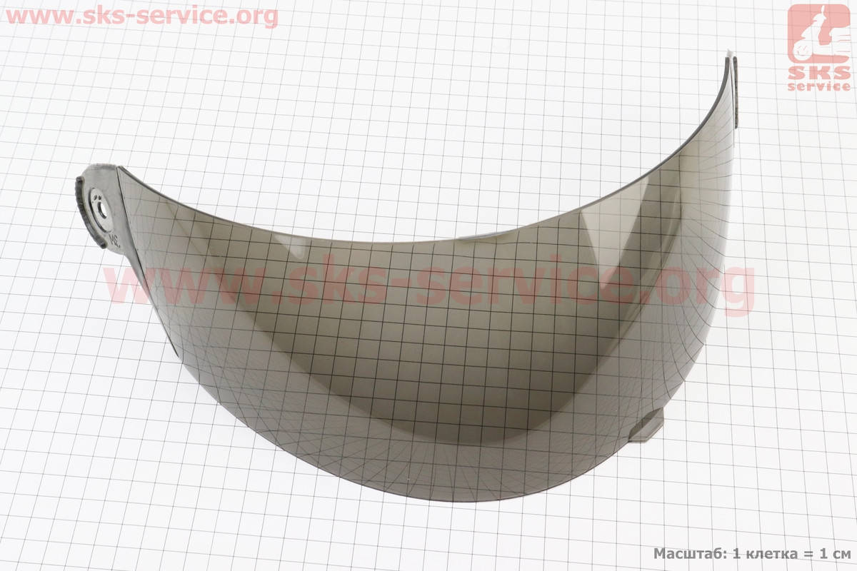

Стекло шлема закрытого (малое отверстия где крепление. Возможны потертости незначительные, см. фото)