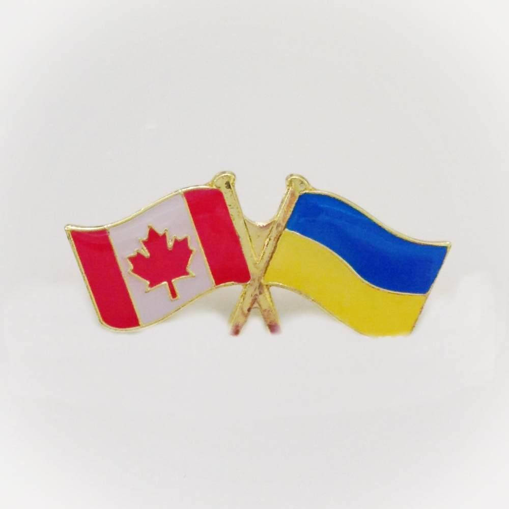 

Значок Флаг Украина-Канада