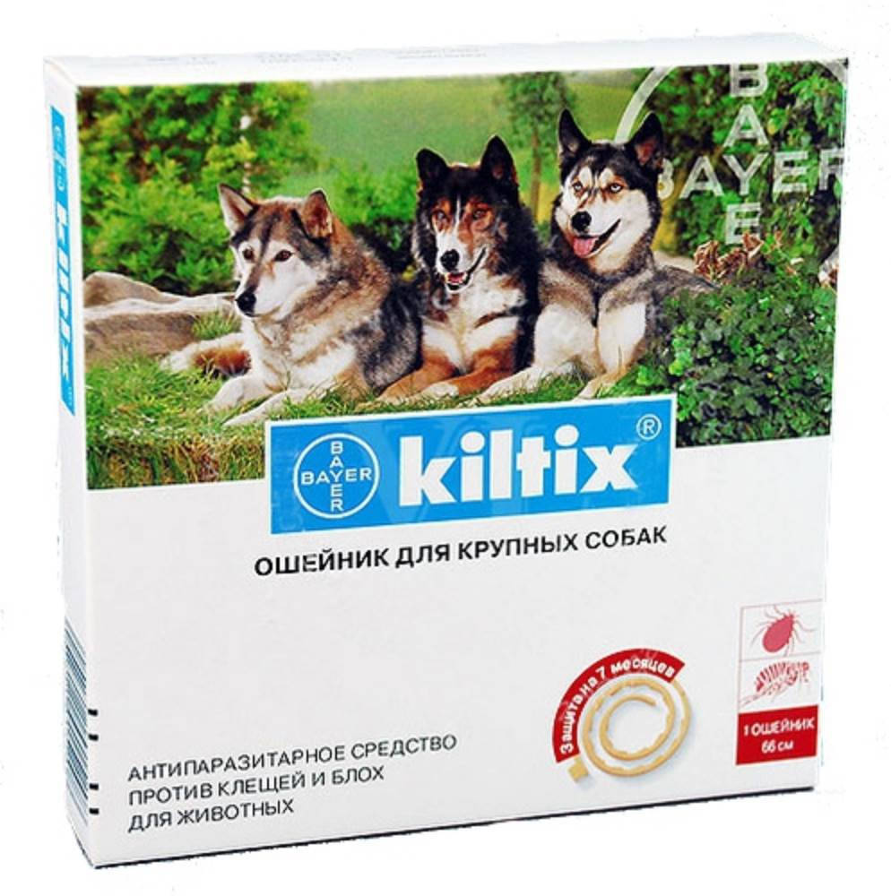

Kiltix (Килтикс) ошейник от блох и клещей 66 см (Bayer)
