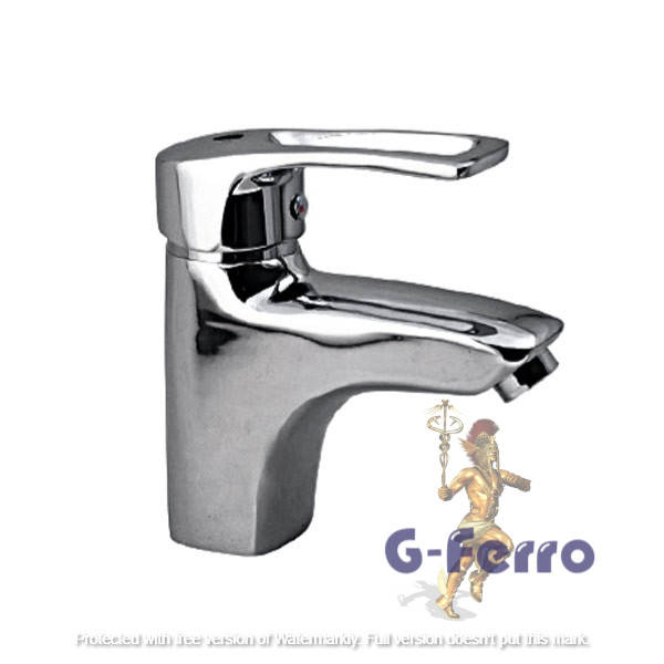 

Смеситель для умывальника G-Ferro Hansberg 001