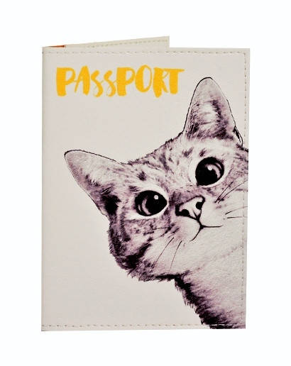 

Обложка на паспорт с котом
