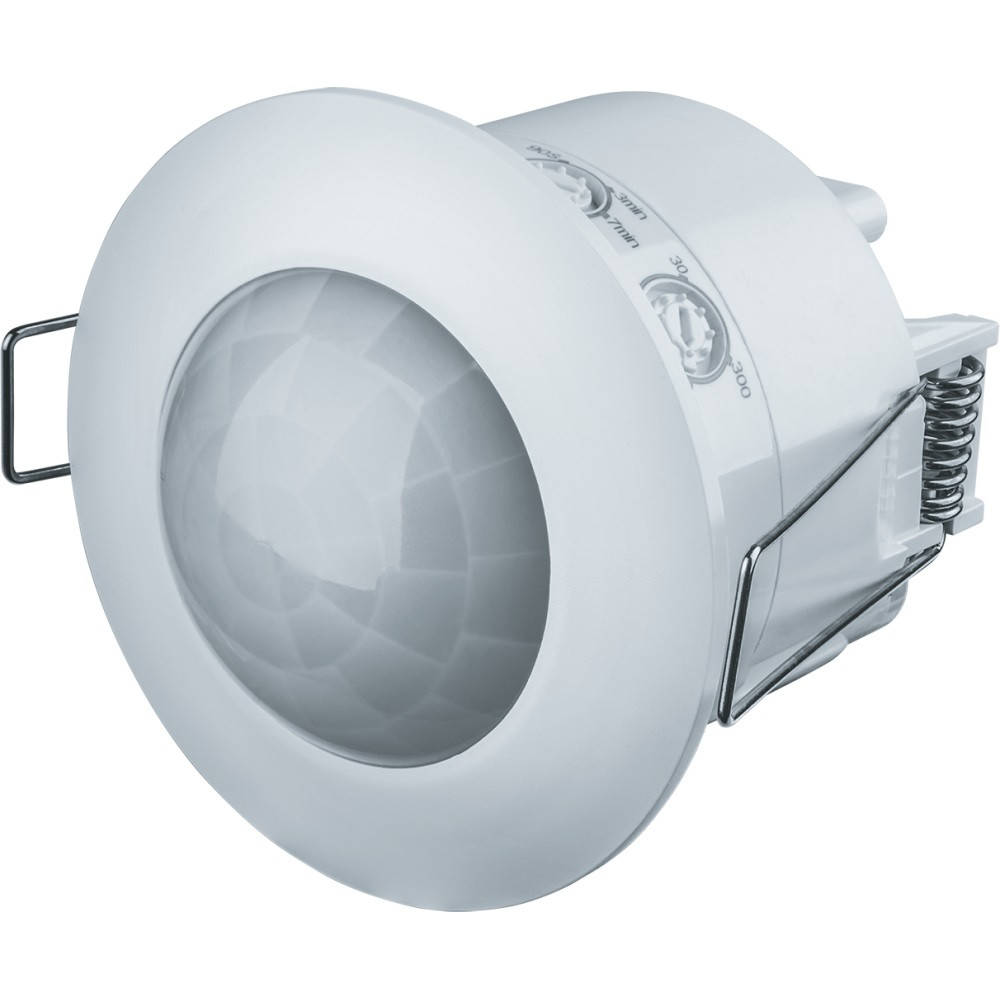 

Датчик движения инфракрасный AVT врезной потолочный 360° белый 1200W 1019438