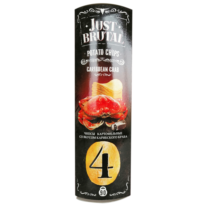 

Чипсы Картофельные Just Brutal (4) со вкусом карибского краба 90 г