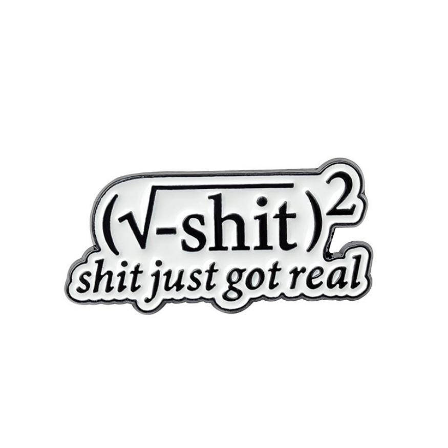 

"Формула Sh*t just got real" значок (пин) металлический