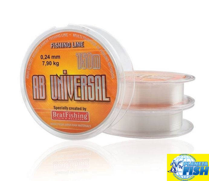 

Леска BratFishing AB Universal 150м, Белый