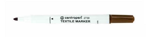 

Маркер для ткани коричневый Centropen Textile, 2 мм