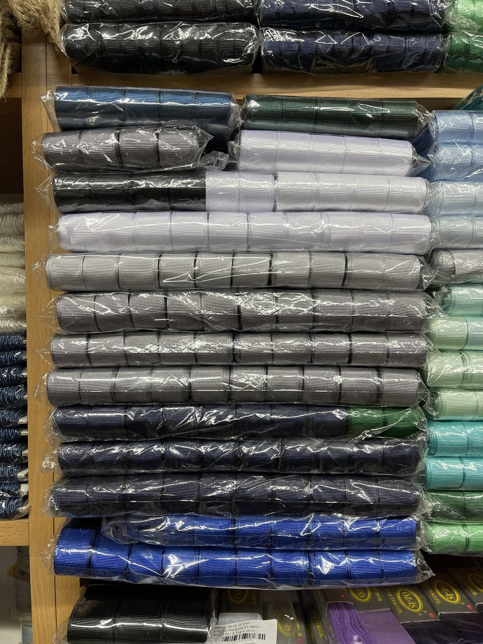 

Репсовая лента синяя 20мм, Синий