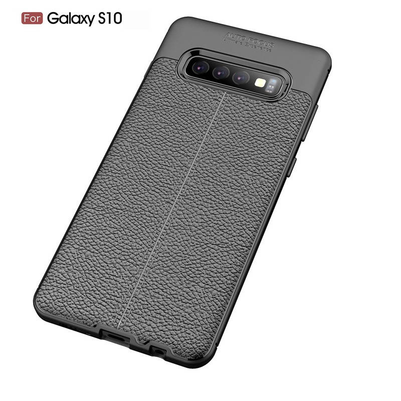 

TPU чехол накладка Tiger для Samsung Galaxy S10 (4 цвета) чёрный
