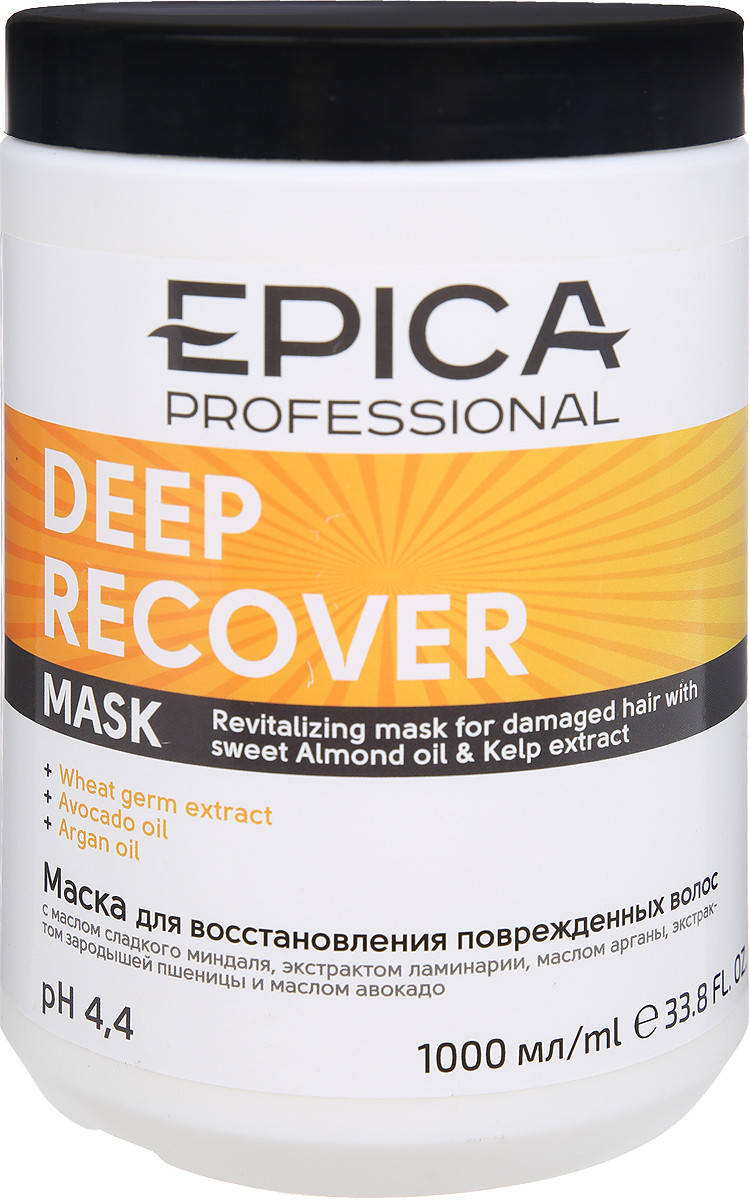 

EPICA Deep Recover Маска д / восстановл. пошкодженого волосся, 1000мл.