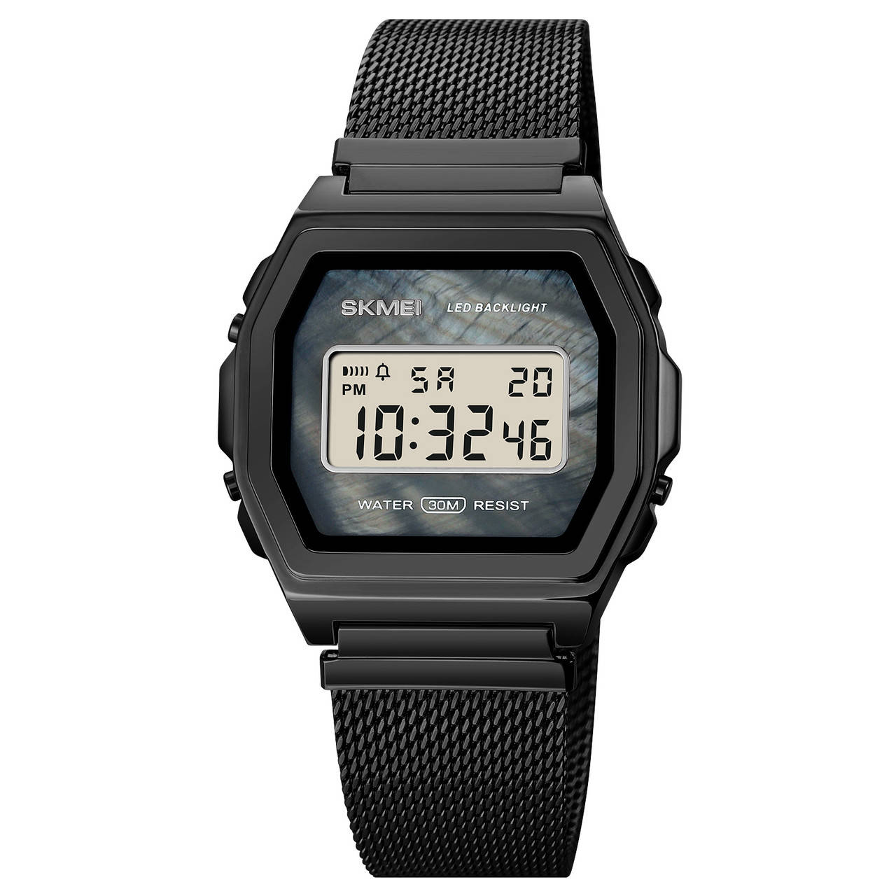 

Skmei 1806 черные с белым наручные часы