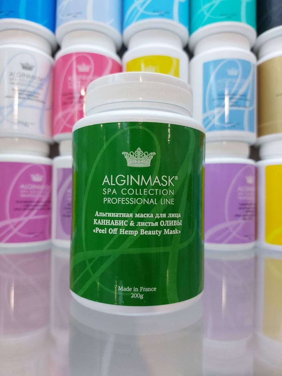 

Альгінатна маска для обличчя Канабіс і Листя оливи Alginmask 200 г