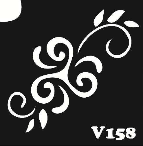 

Трафарет для биотату V158, 6*6 см.