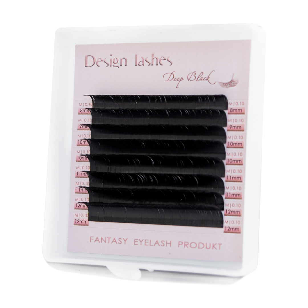 

Ресницы Design Lashes Deep Black Микс (C,СС,D,L,M) D, 0.10, 8-12