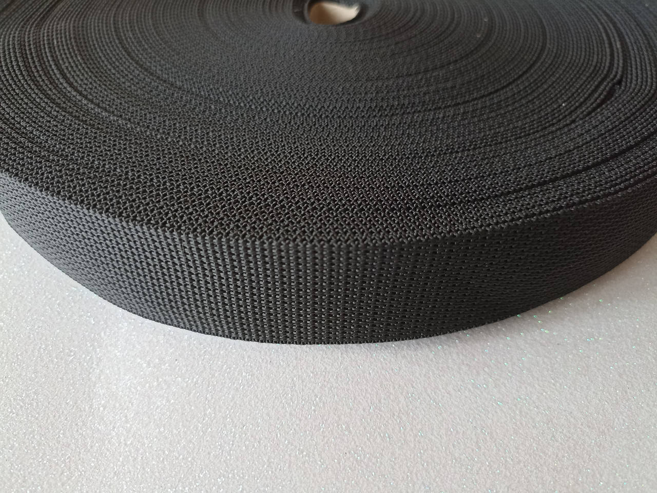 

Стропа сумочная ременная 3.8см черная, Черный