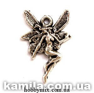 

Метал. подвеска "фея" серебро (1,5х2,2 см) 12 шт в уп.