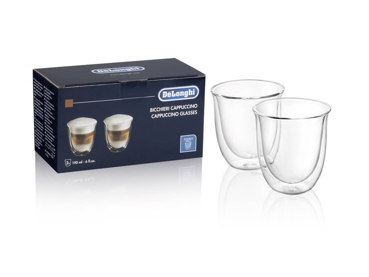 

Стаканы с двойными стенками для капучино DeLonghi 2 шт