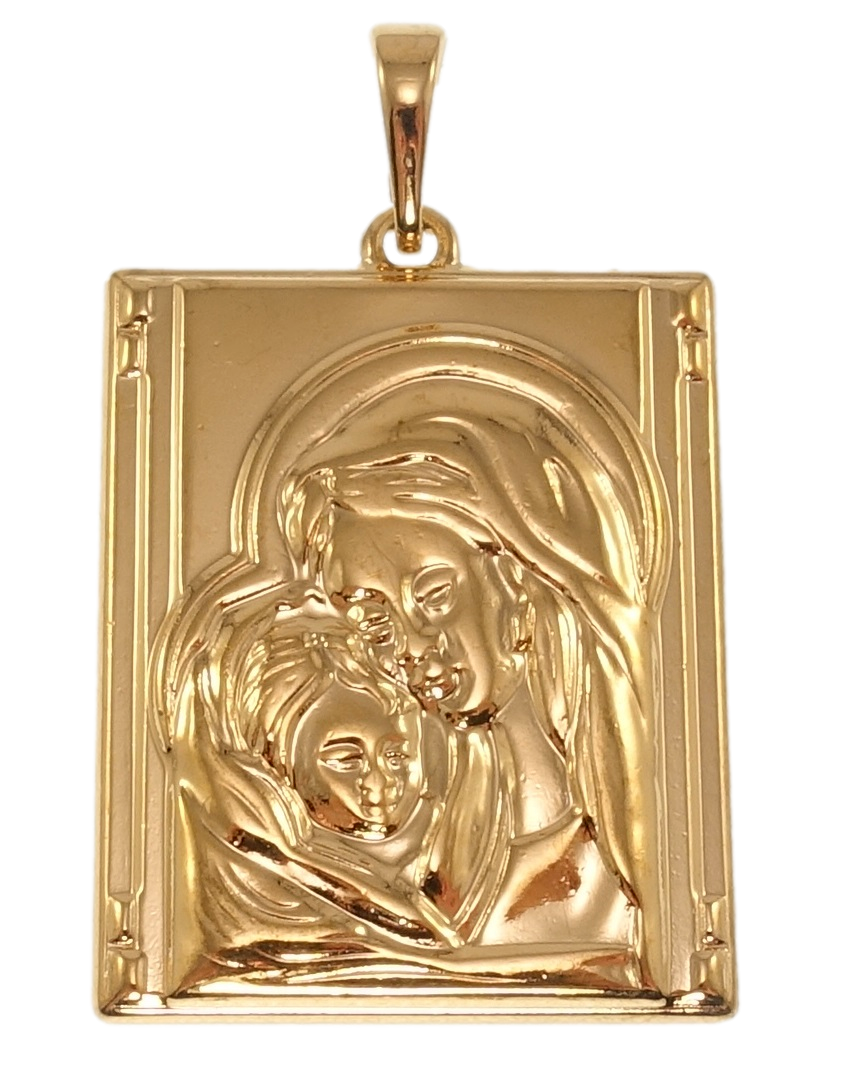 

Кулон Xuping Позолота 18K "Ладанка Богородица" для цепочки до 5мм