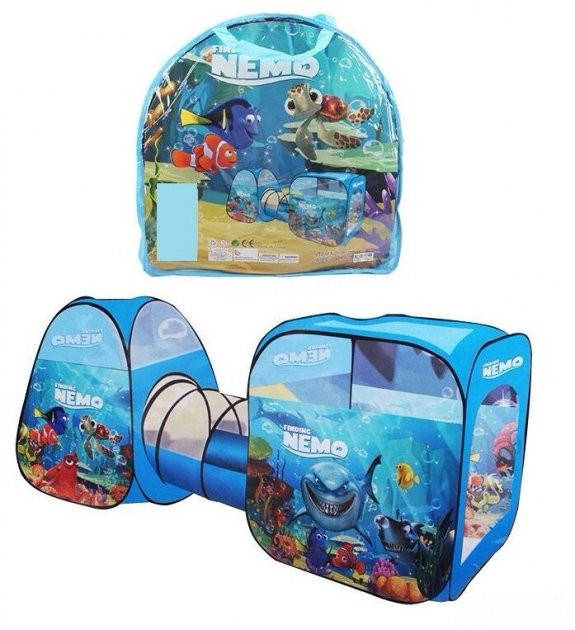 

Детская игровая палатка с туннелем для двух детей Рыбки Nemo 8015 NM(1), размер 270*92*92 см