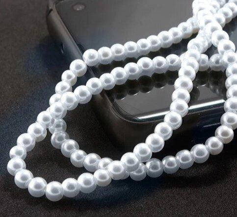 

Жемчуг стеклянный 6мм 100шт, цвет - белый (сп7нг-9107)