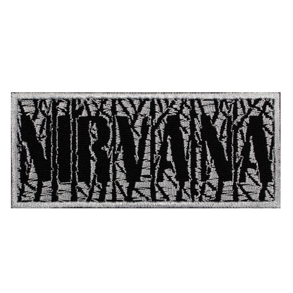 

Нашивка с вышивкой NIRVANA 2 паутина