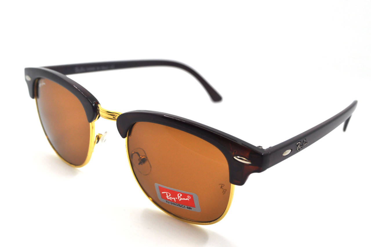 

RAY-BAN CLUBMASTER 3016 Коричневые, Коричневый