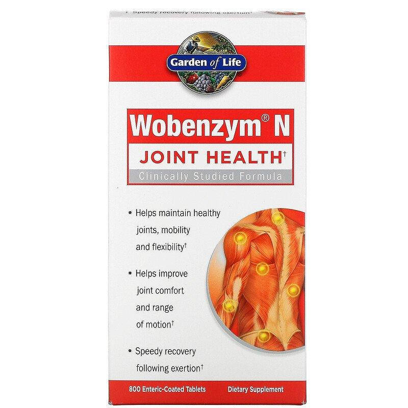 

Garden Of Life Wobenzym N 800 таблеток