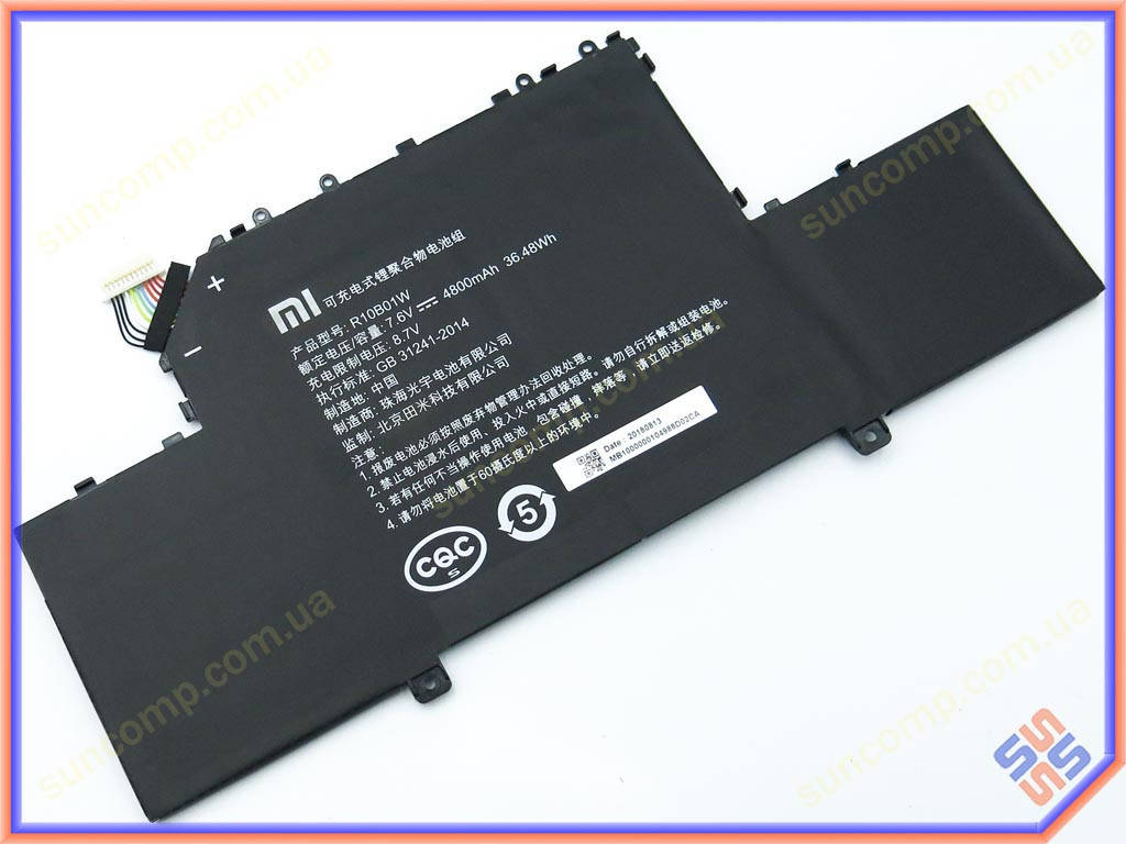 

Аккумулятор R10B01W для Xiaomi Mi Air 12.5" (7.6V 37Wh) ORIGINAL