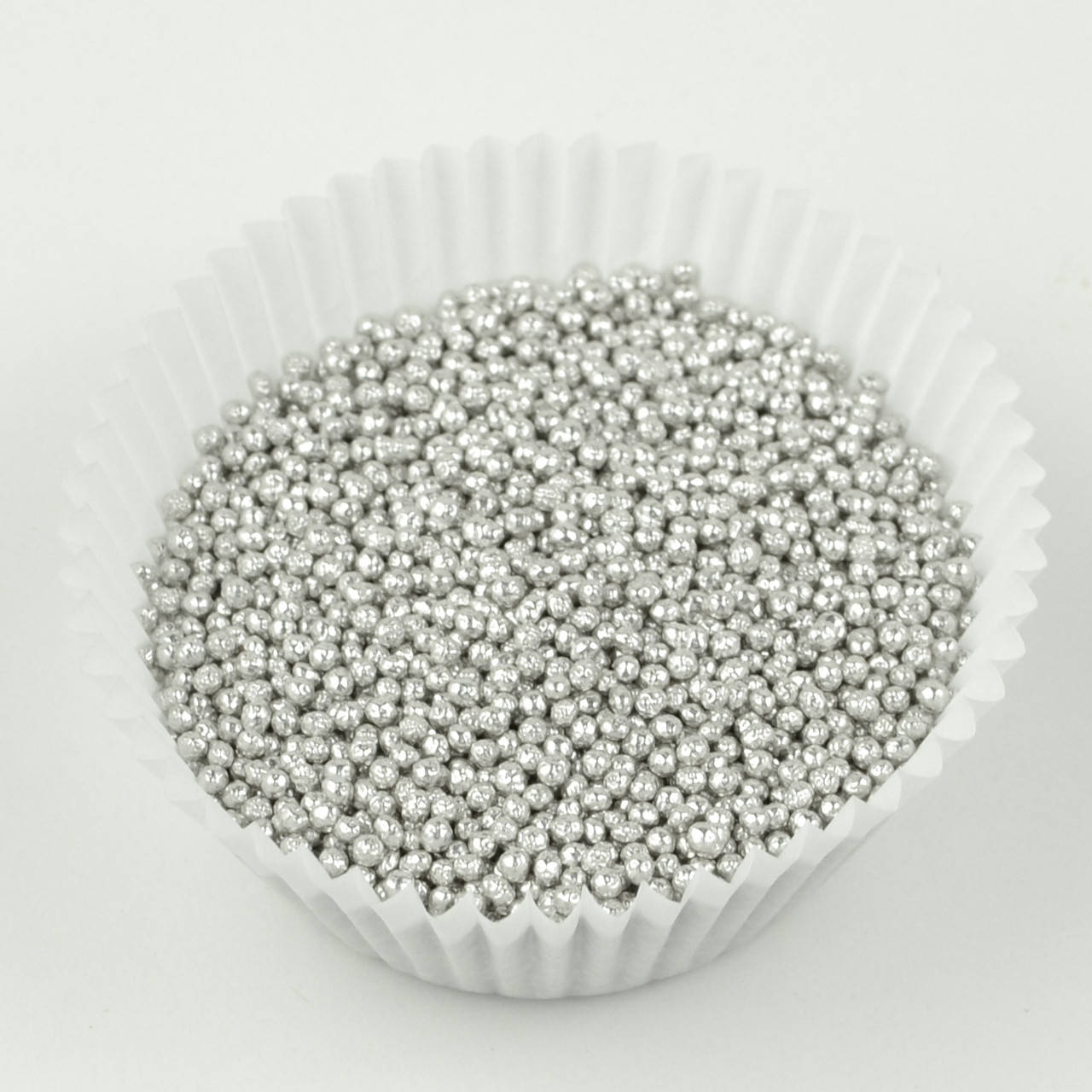 

Драже сахарное серебряный жемчуг 2 мм 50 гр Италия