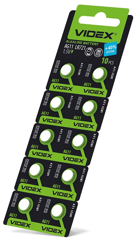 

Батарейка VIDEX AG11 (LR721)