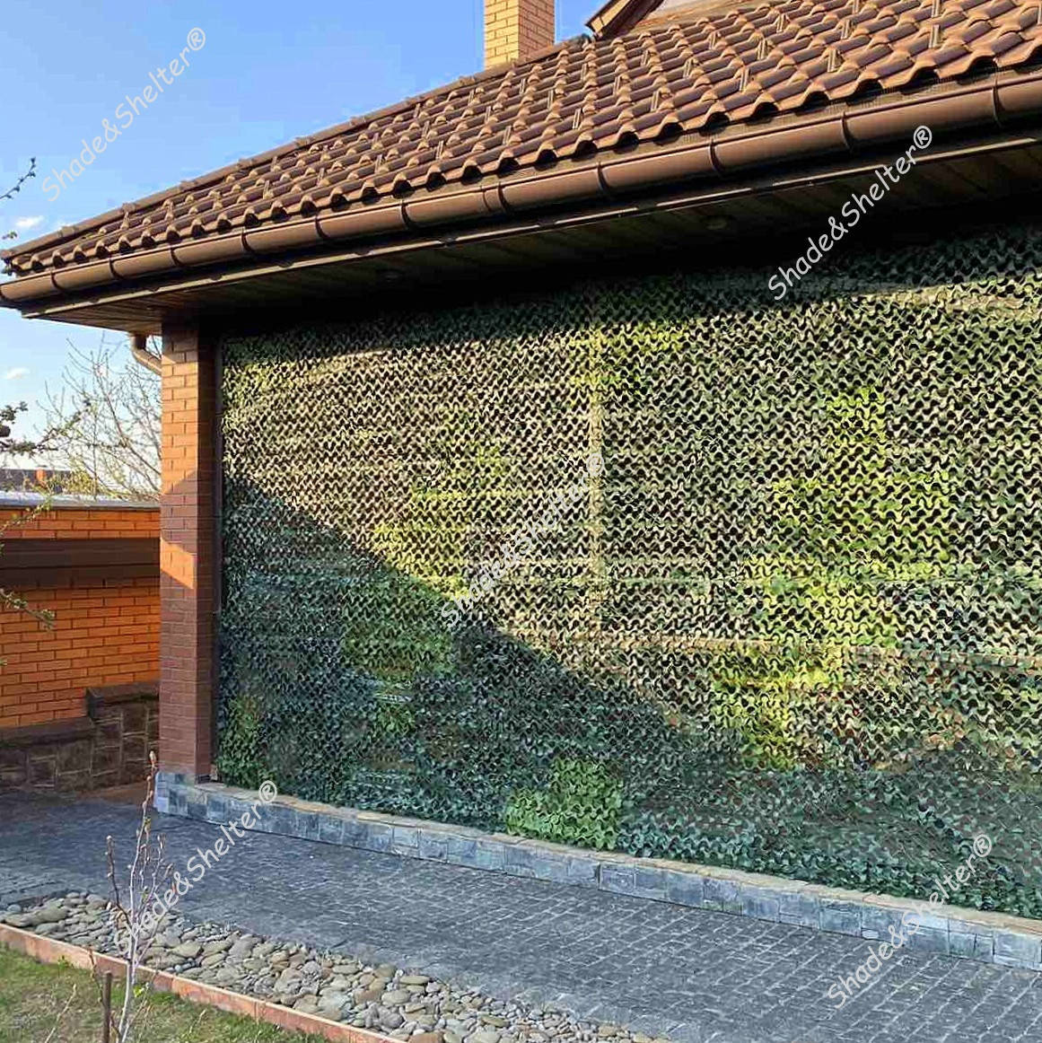 

Камуфляжная маскировочная сетка Shade&Shelter ® серия Pro Camo, светло-зеленая - темно-зеленая, 1,5 * 3 м