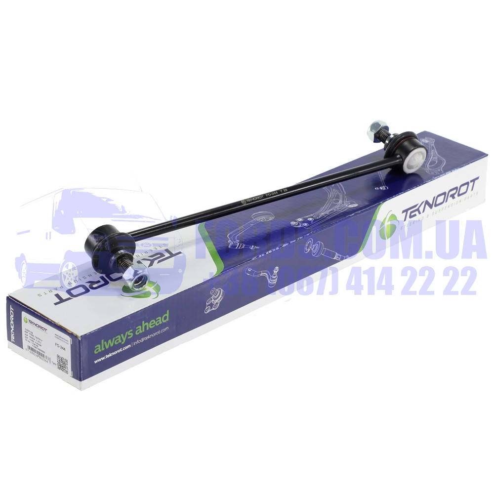 

Стойка стабилизатора переднего FORD FIESTA/FUSION 2001-2012 (1761200/2S613B438AE/FO244) TEKNOROT
