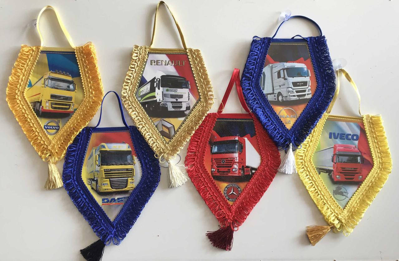 

Вымпел ромб, на лобовое стекло автомобиля (на присосках)