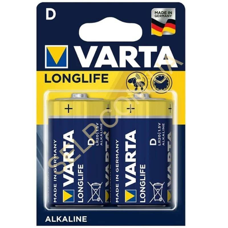 

Батарейка Varta Longlife LR20 D 2PACK (ЦІНА ВКАЗАНА ЗА 1 ШТ.)